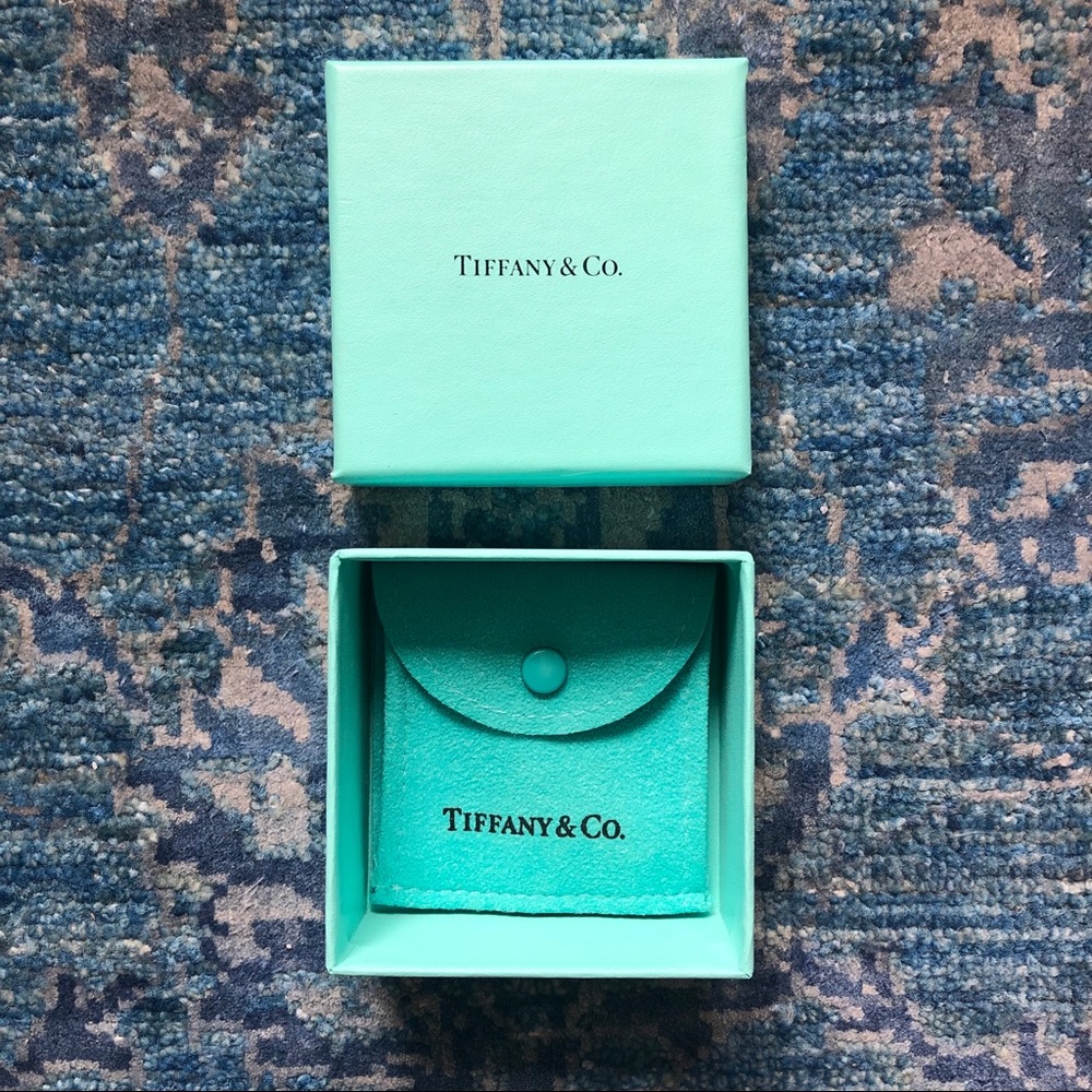 Tiffany & Co. Earring Box and Pouch